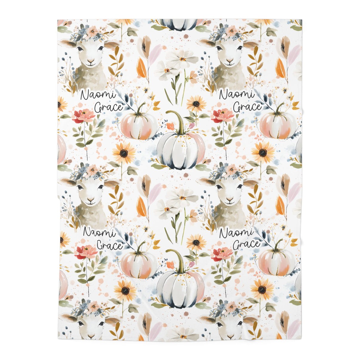 Personalized He Left the 99 To Find Me Baby Swaddle Blanket