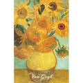 Vase with Twelve Sunflowers Van Gogh Note Book: Hardcover Journal Notebook Diary with Dot Grid, Lined, Blank Vintage Paper for Writing Drawing Journal - Hardcover