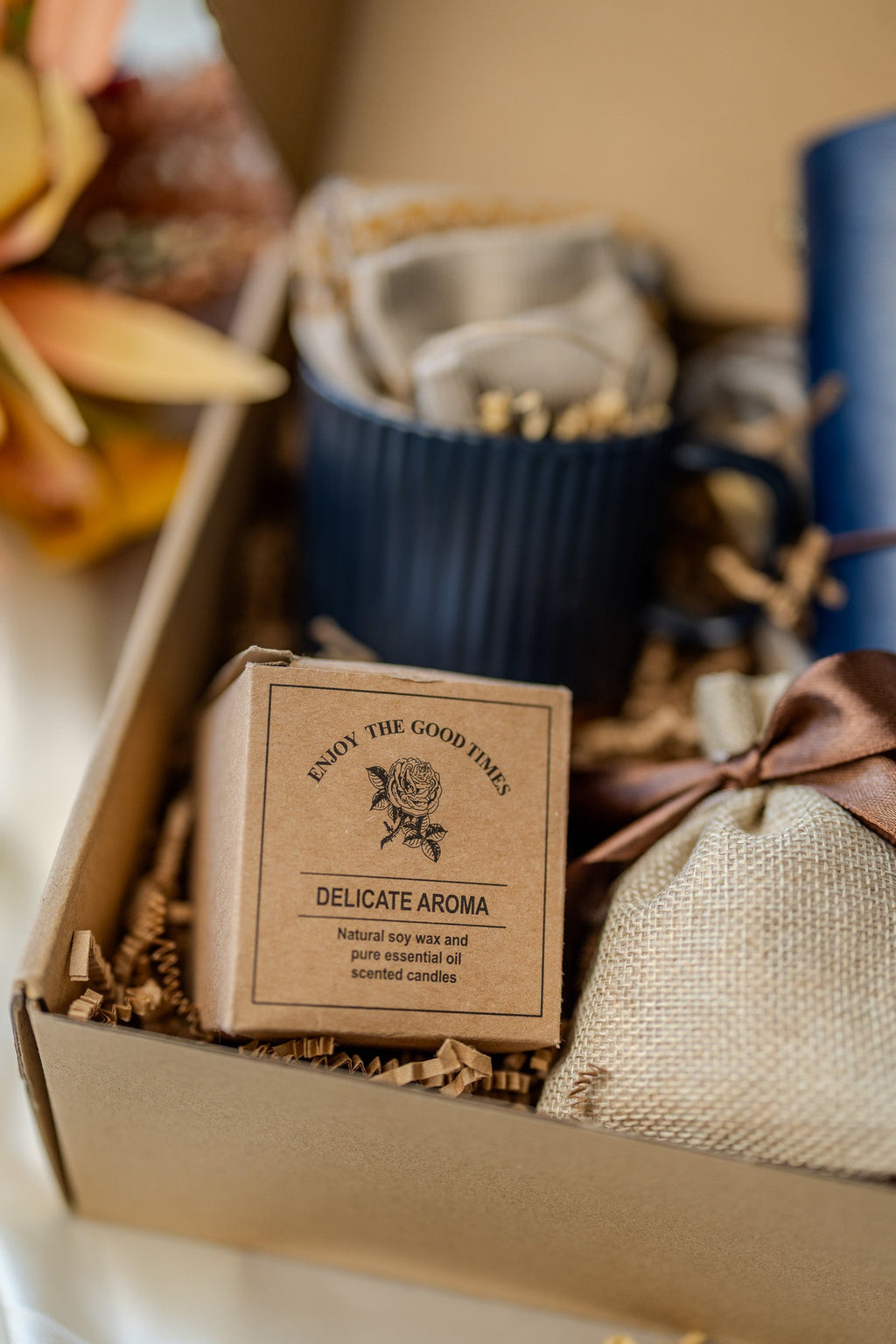 Self Care Gift Box for Women – Cozy “Hug in a Box” Care Package | Encouragement & Holiday Gift