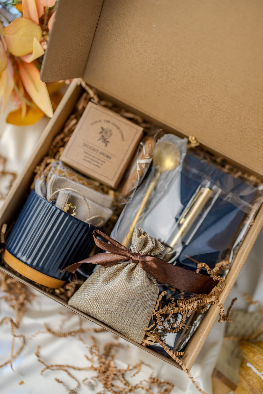 Self Care Gift Box for Women – Cozy “Hug in a Box” Care Package | Encouragement & Holiday Gift