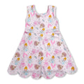 Sleeveless princess castle girls summer athletic dress