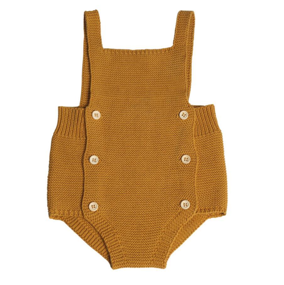 Baby Girl Knitted Clothes Rompers Jumpsuit Cotton Infant Baby Girl Romper In Retro Style For Girls