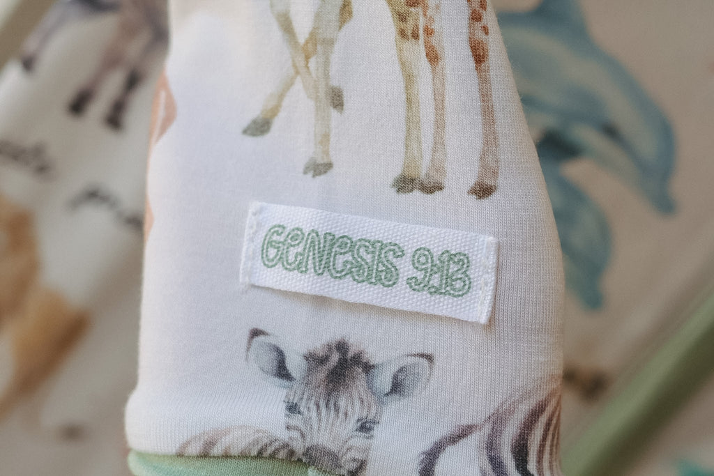 God's Little Promise Bamboo Footed Onesie Pajama