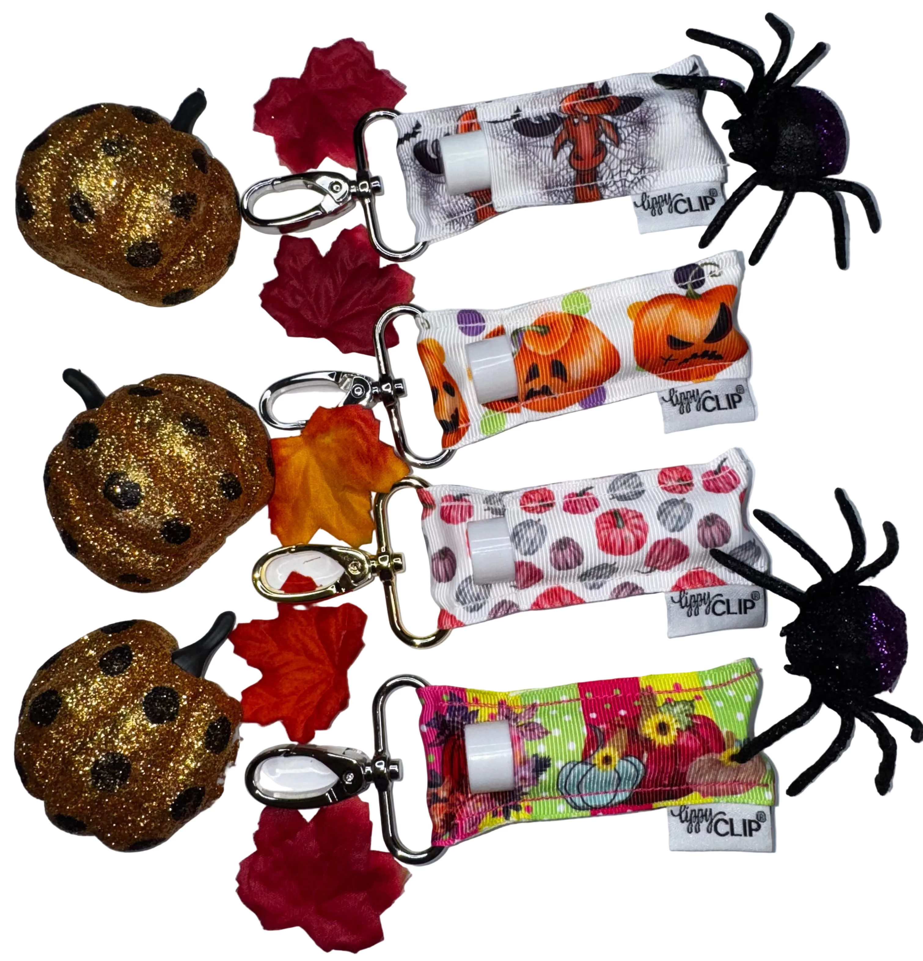 Blue Car with Sunflowers LippyClip® Lip Balm Holder