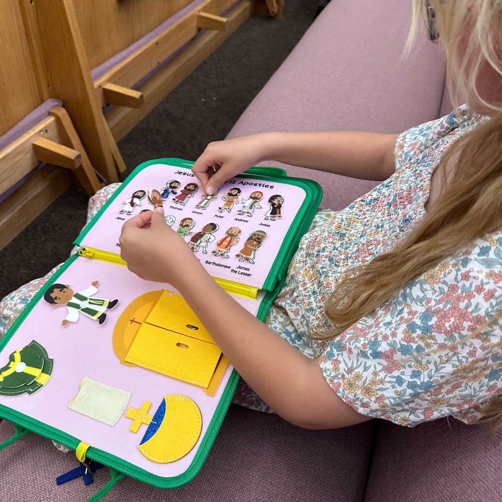 My Pray & Play Busy Book – Catholic Felt Busy Book - A Quiet Felt Book