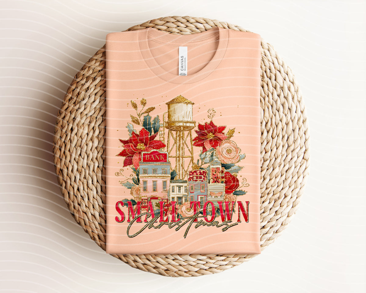 Small Town Christmas Graphic Tee