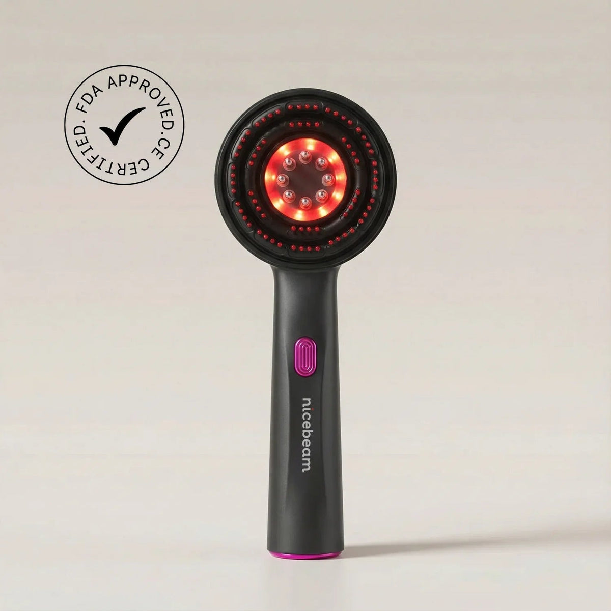 Nicebeam 3-in-1 Scalp Massager with Red Light Therapy for Hair Growth & Scalp Health