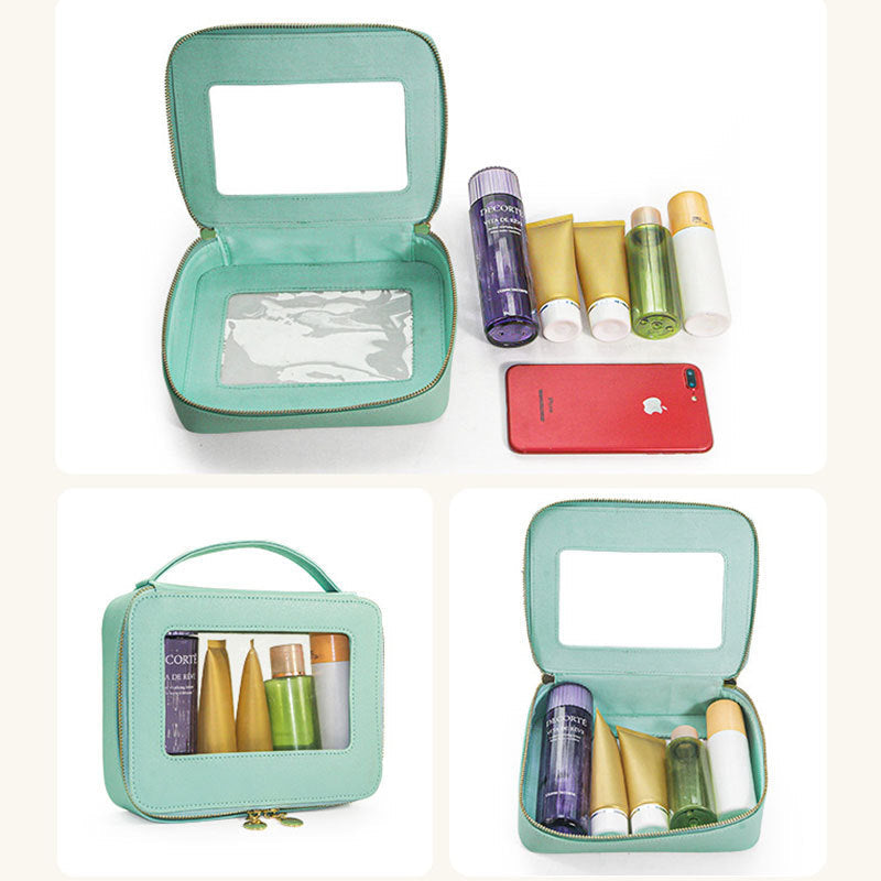 Women's Fashion Simple Convenient Wash Large Capacity Cosmetic Bags