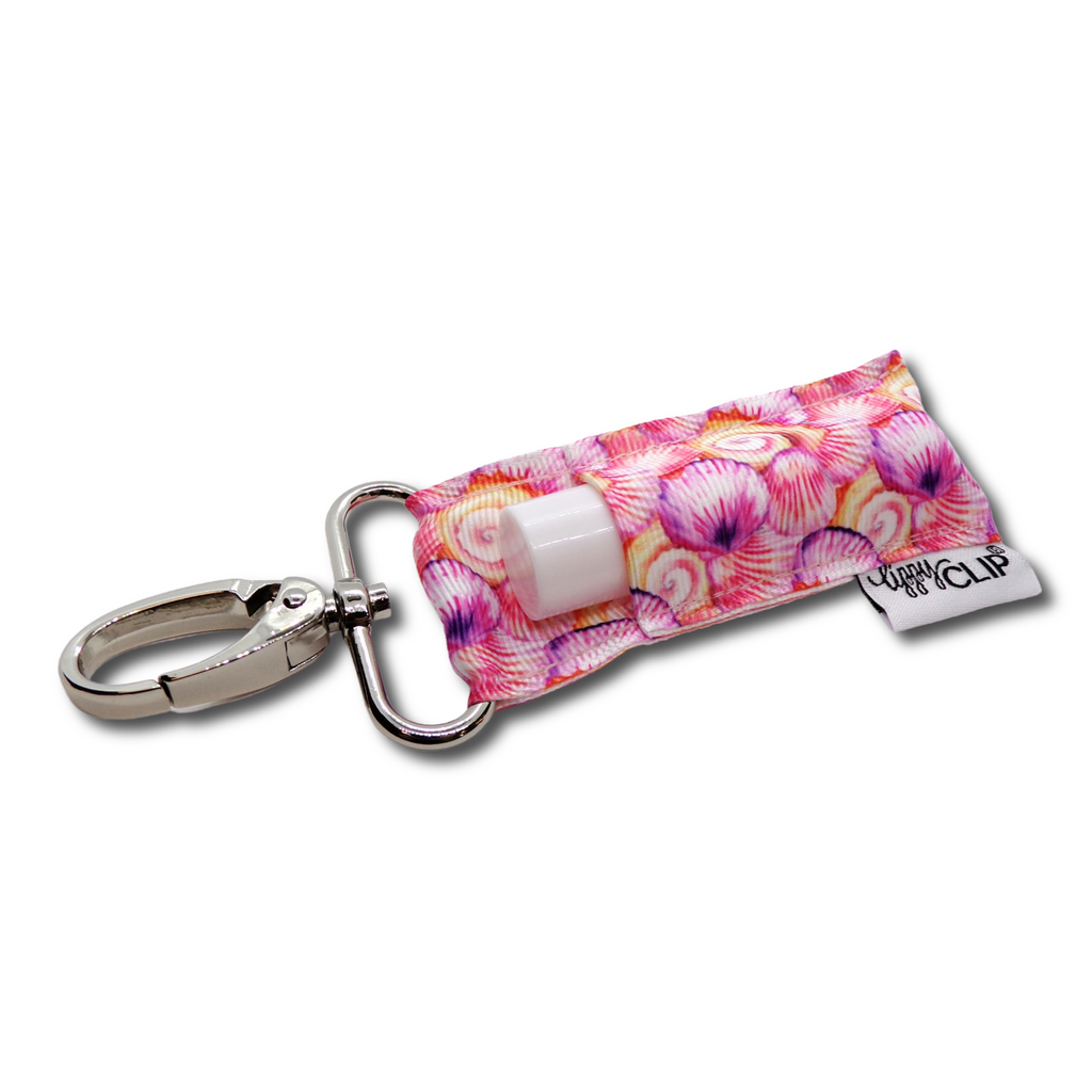 Pastel Seashells LippyClip® Lip Balm Holder