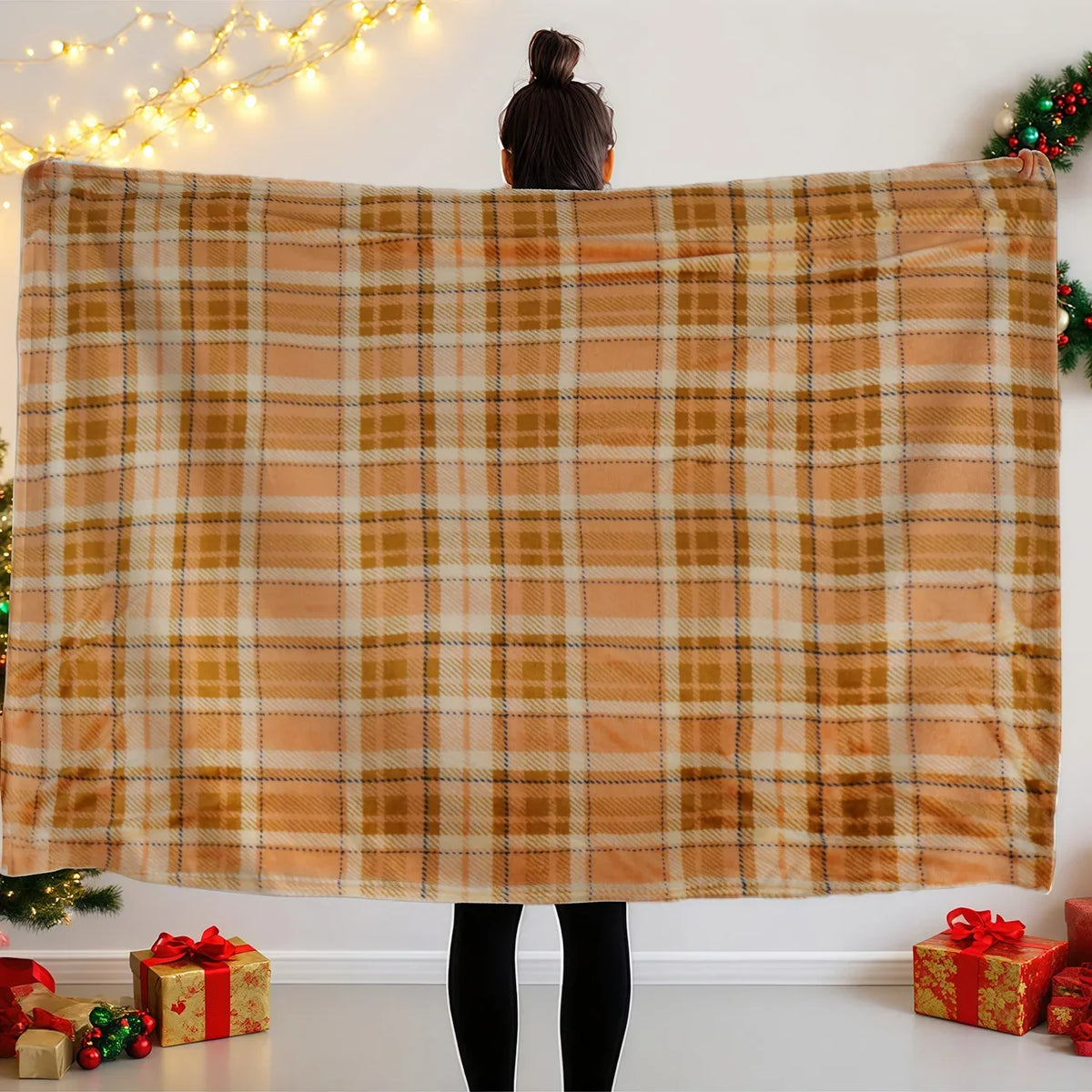 Knit Throw Blanket – Soft 3 lb Cartoon Pattern for Cozy Relaxation