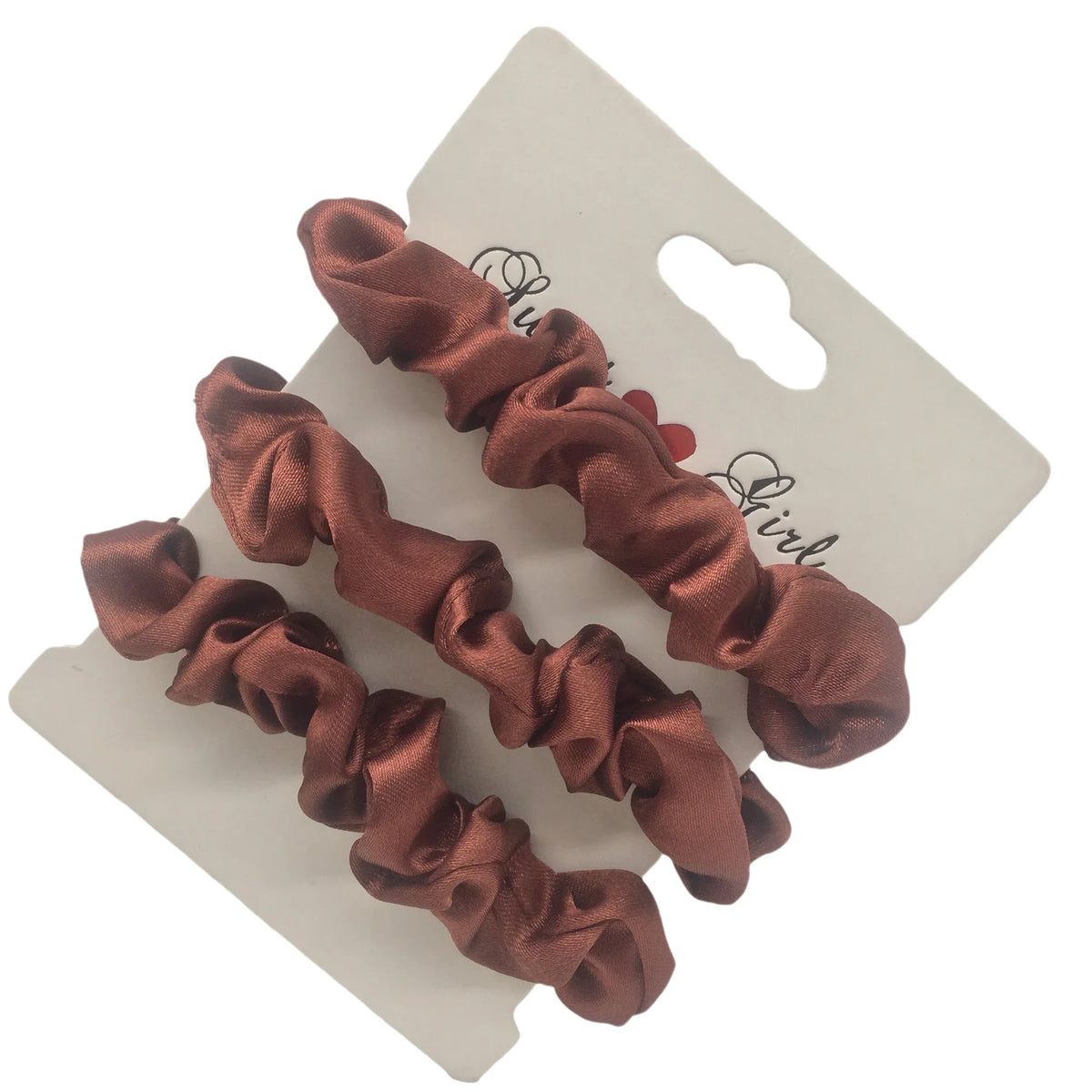 3/5/6 Pcs Silk Satin Scrunchies Set for Women – Elegant Solid Color Hair Bands | Soft Elastic Ponytail Holders & Hair Accessories