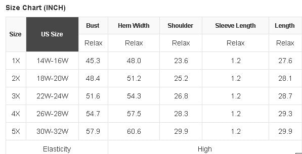 Plus Size Solid Wavy Textured Short Sleeve Tee