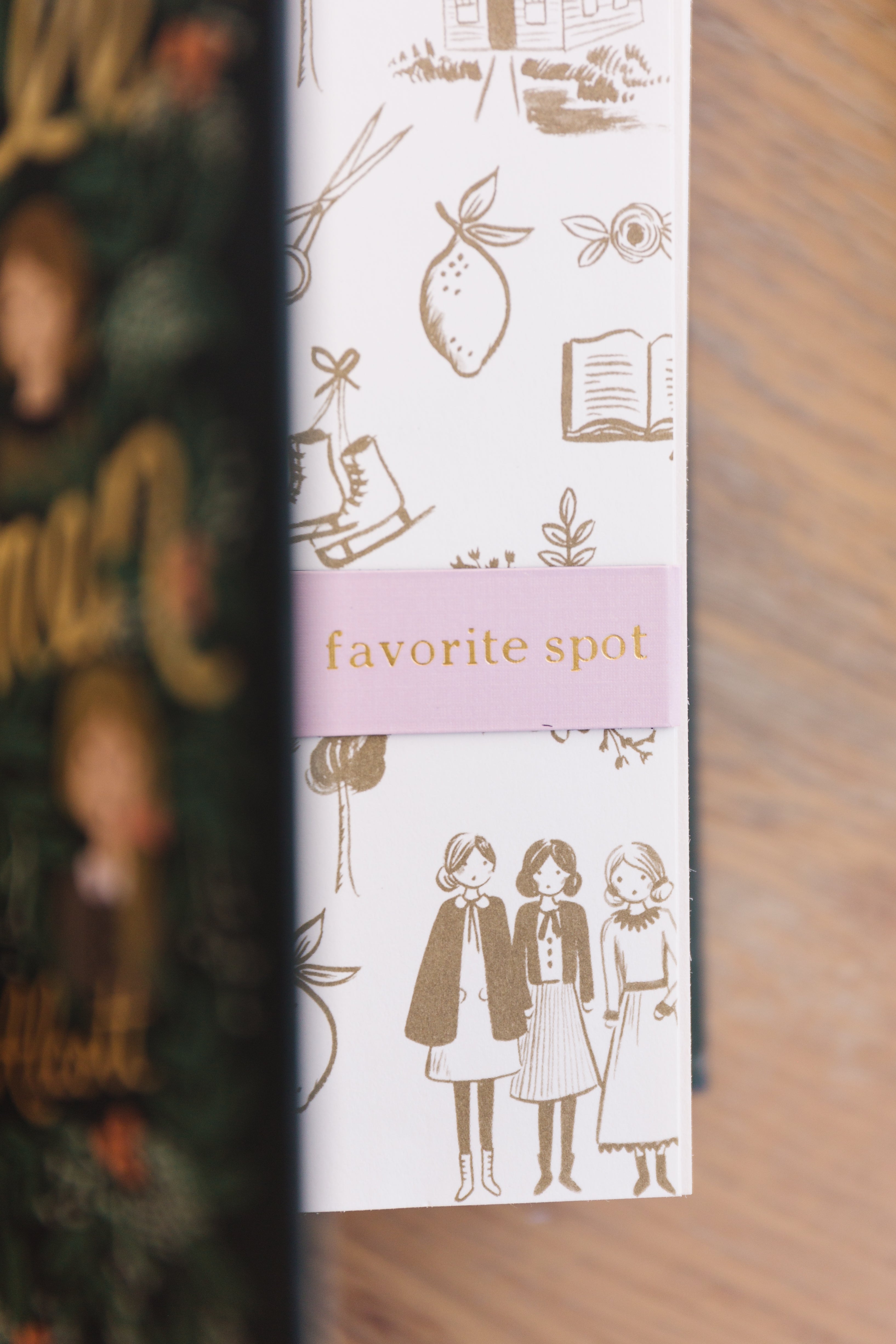 Saguaro Gold Foil Embossed Magnetic Bookmark