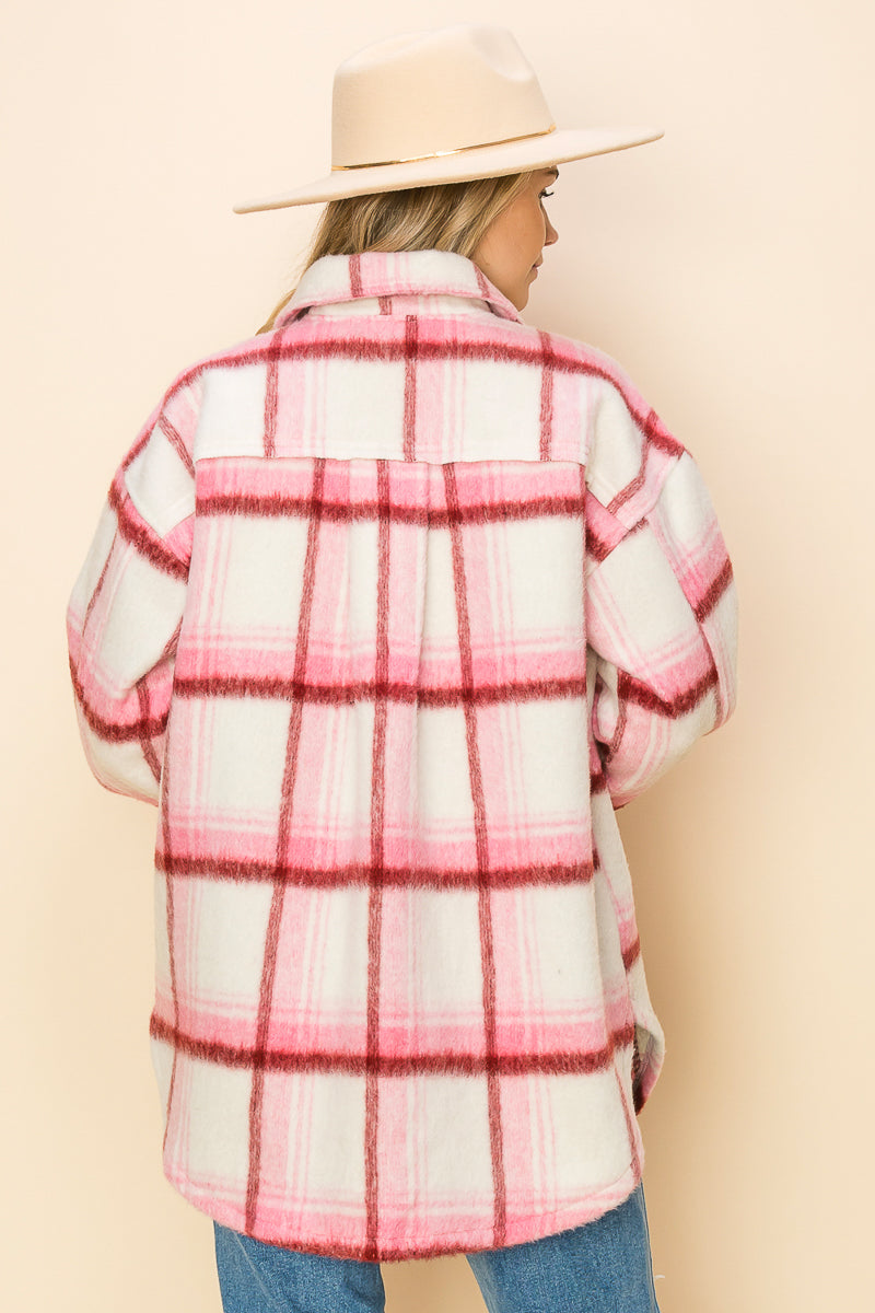 WK0049 Brushed Flannel Jacket