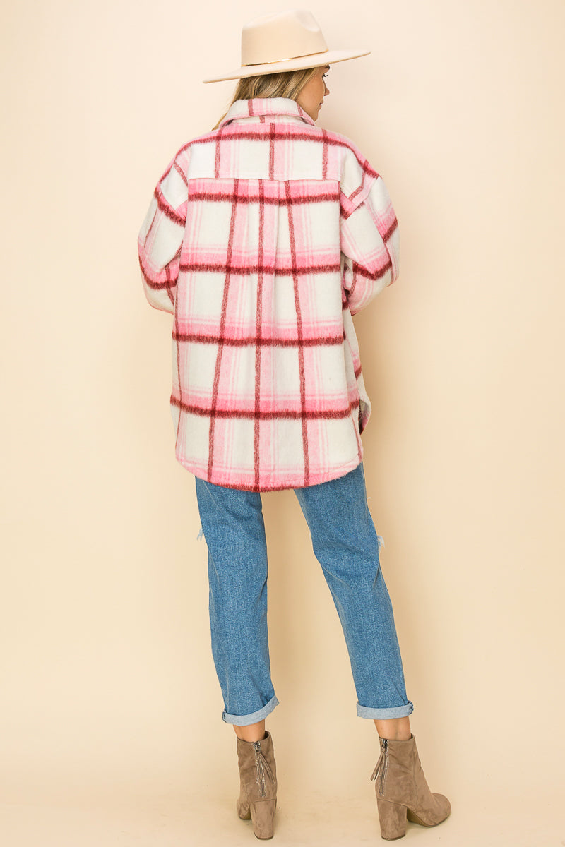 WK0049 Brushed Flannel Jacket