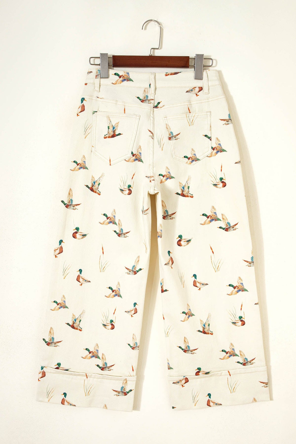 Western Mallard Cuffed Hem Shift Jeans