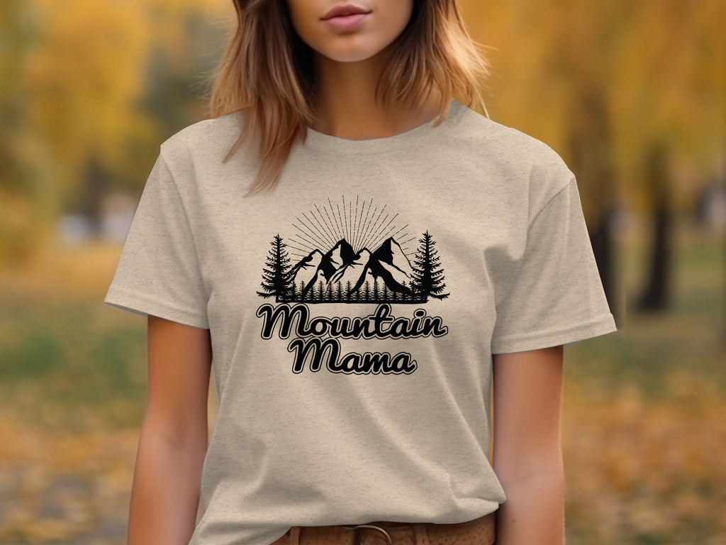 Mountain Mama Adventure Design Ideal Mother's Day T-Shirt