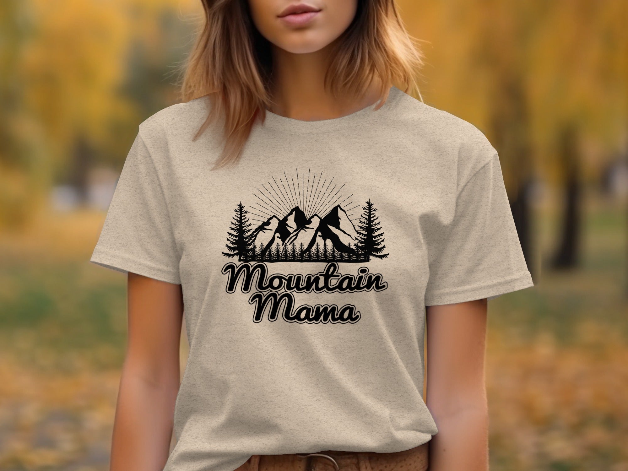 Mountain Mama Adventure Design Ideal Mother's Day T-Shirt