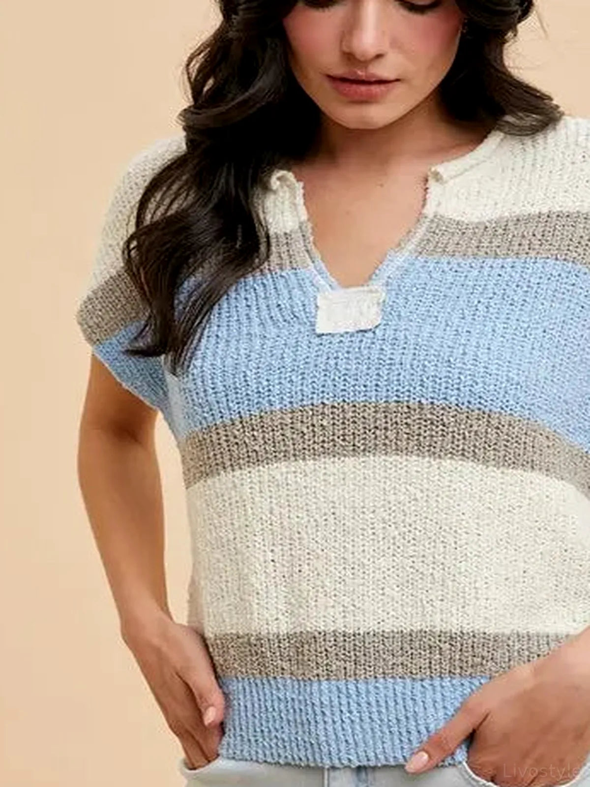 Chic & Cozy Color Block Textured Sweater