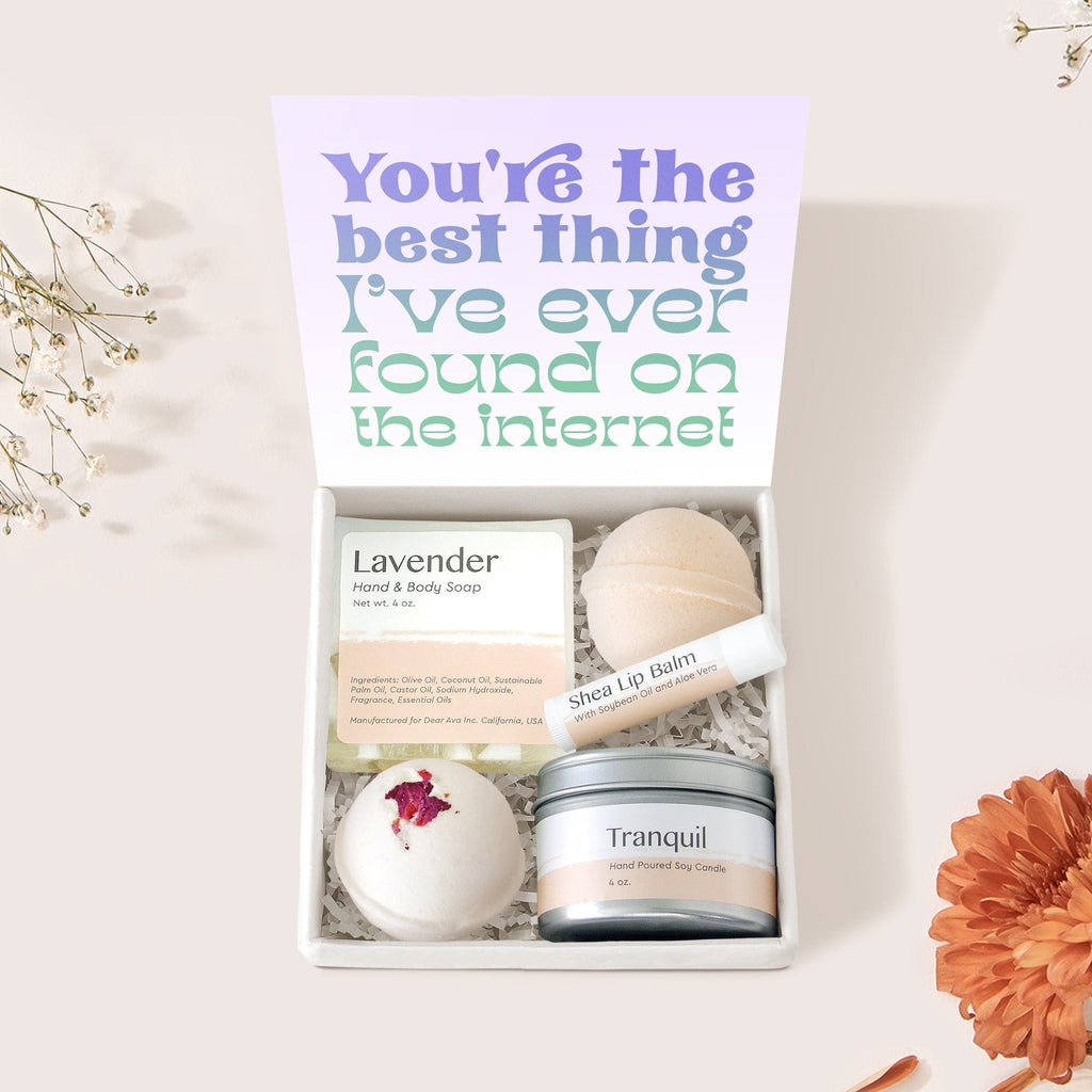 Anniversary Gift Double Circle Necklace Spa Gift Box Set