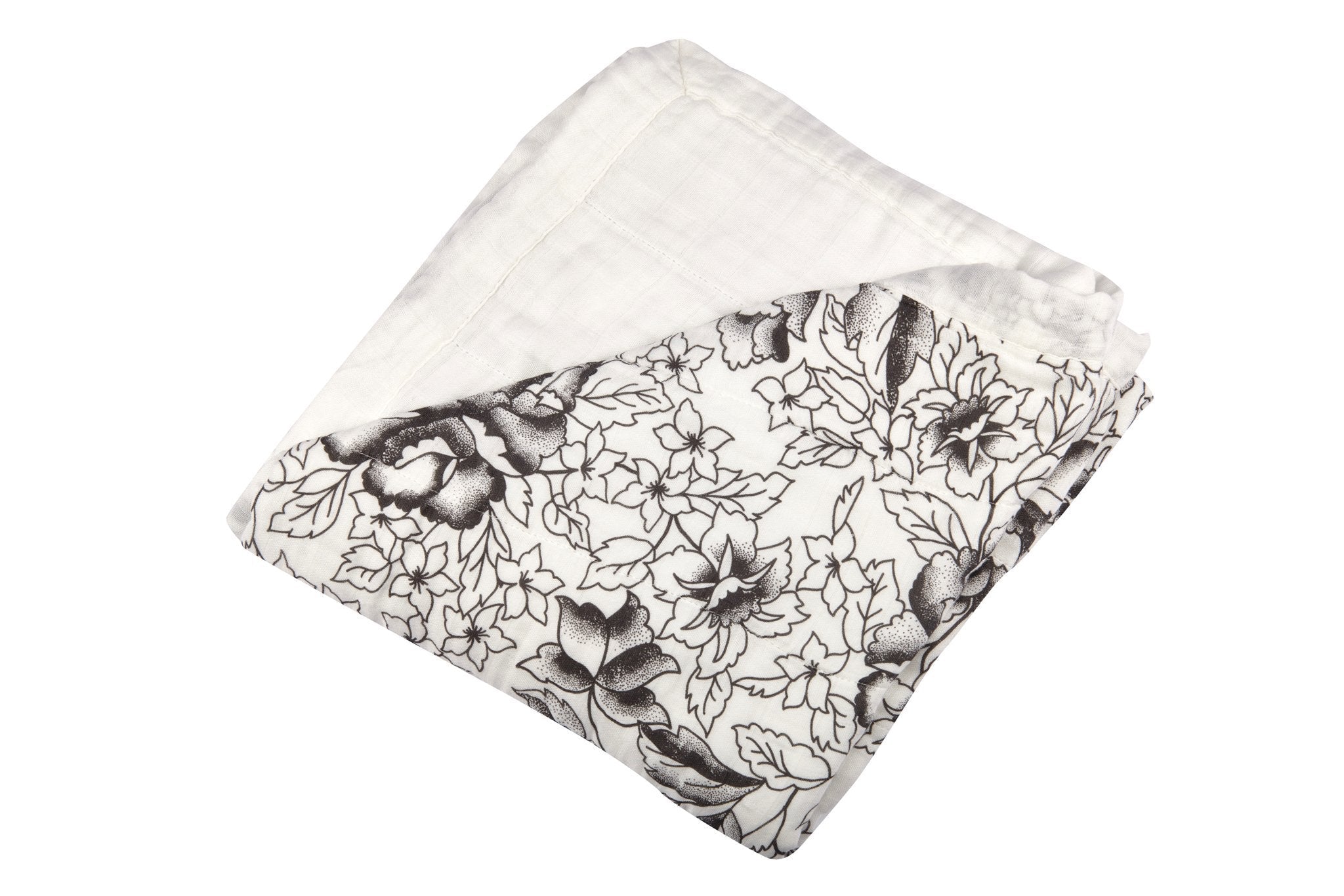Bamboo Muslin Baby Blanket American Rose Swaddle Lightweight