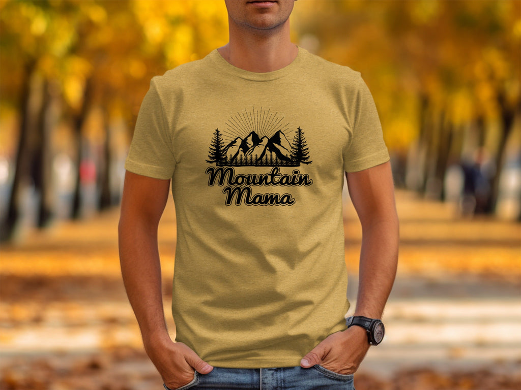 Mountain Mama Adventure Design Ideal Mother's Day T-Shirt