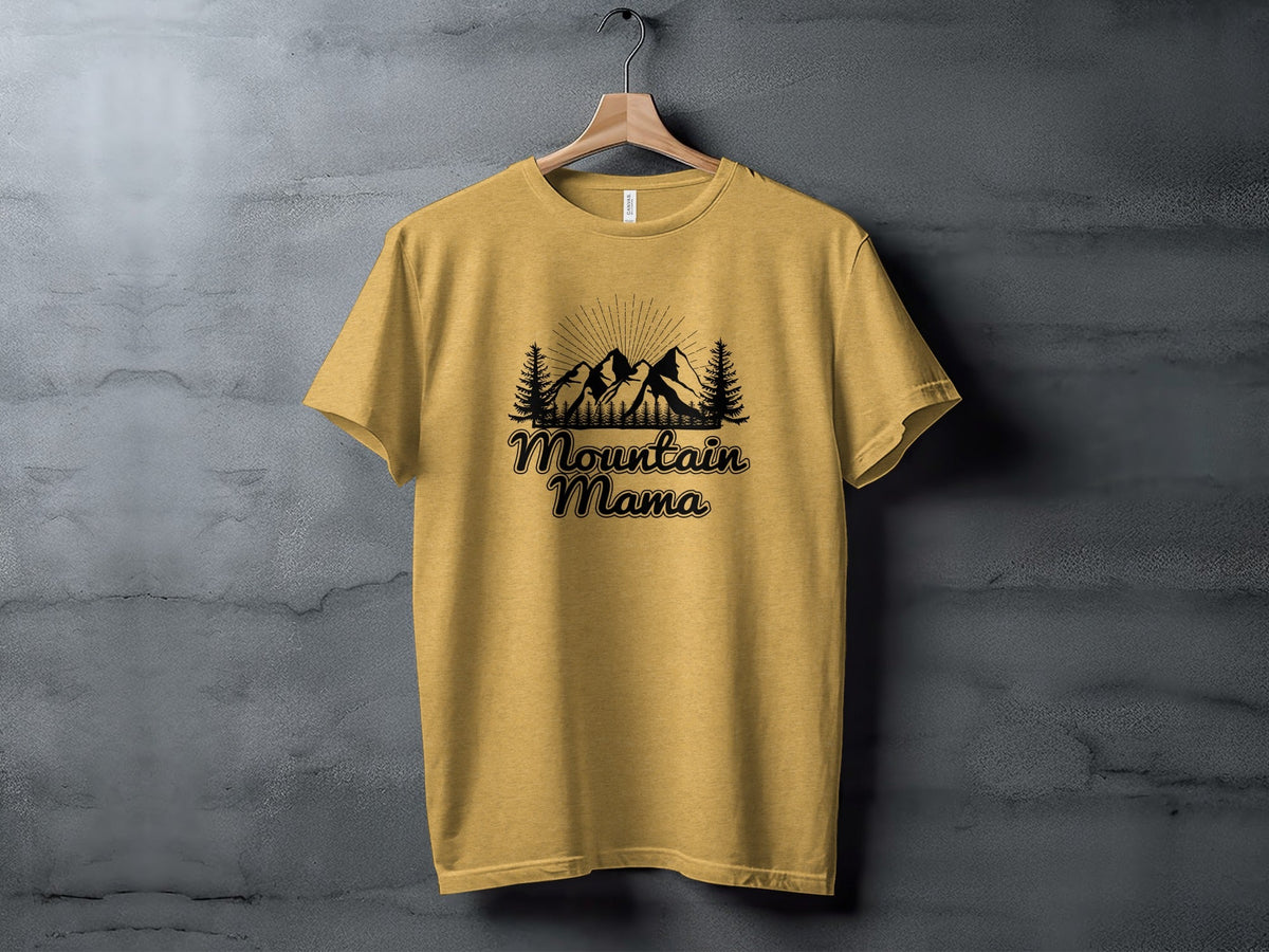 Mountain Mama Adventure Design Ideal Mother's Day T-Shirt