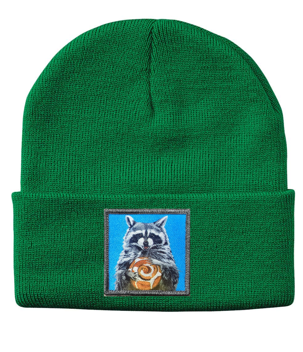 Cinnabun Bandit Raccoon Beanie
