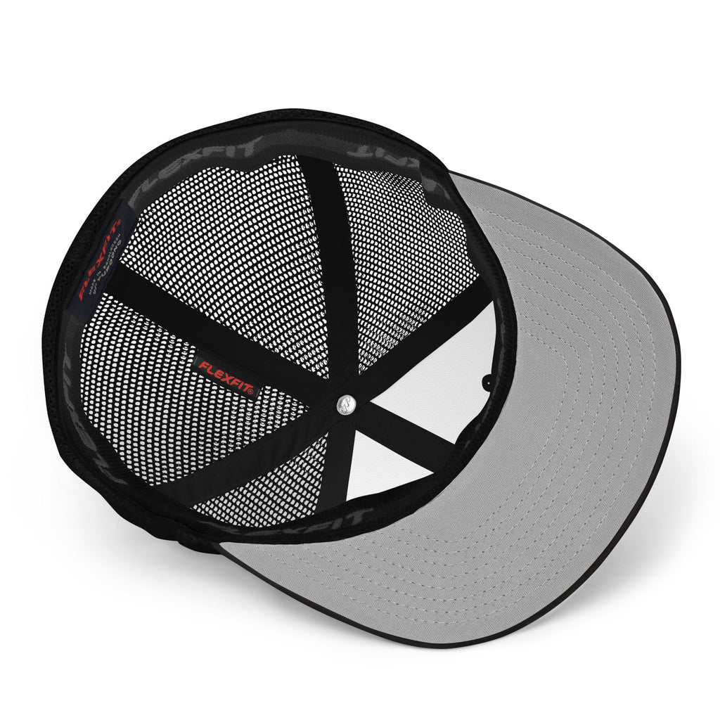 Thin Red Line USA Flag Mesh Back Trucker Hat