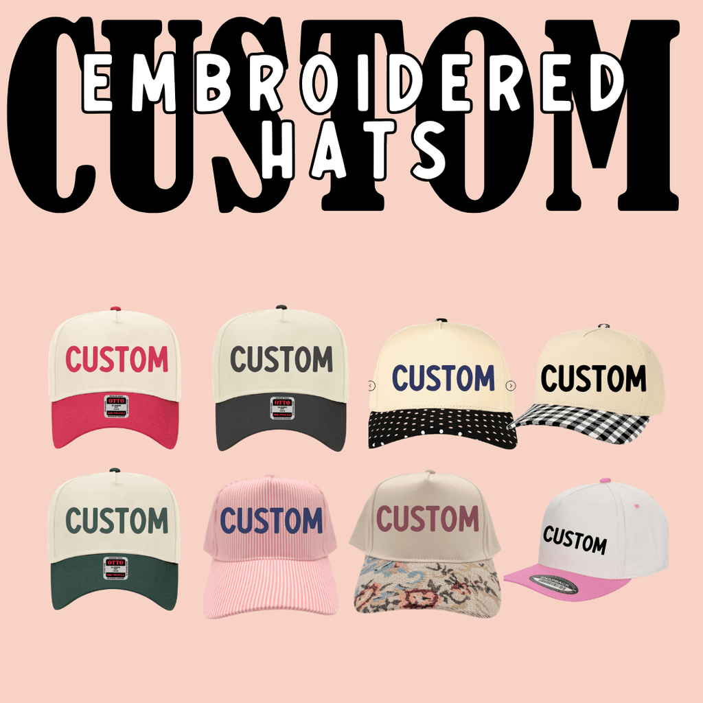 Custom Embroidered - Trucker Hat