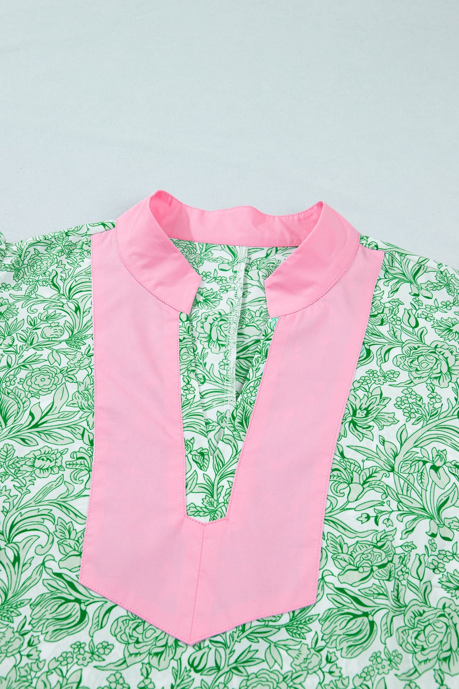 Plus Size Floral Flutter Sleeve Kaftan Maxi Dress