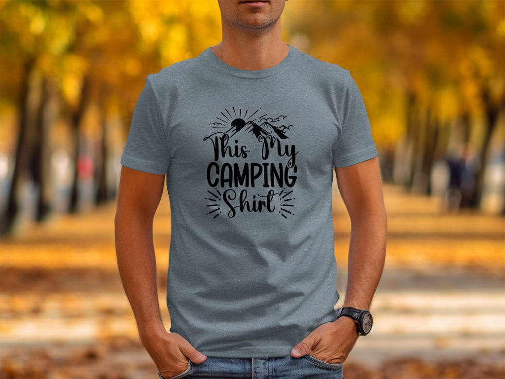 This My Camping Shirt Design Featuring Mountain Graphics T-Shirt