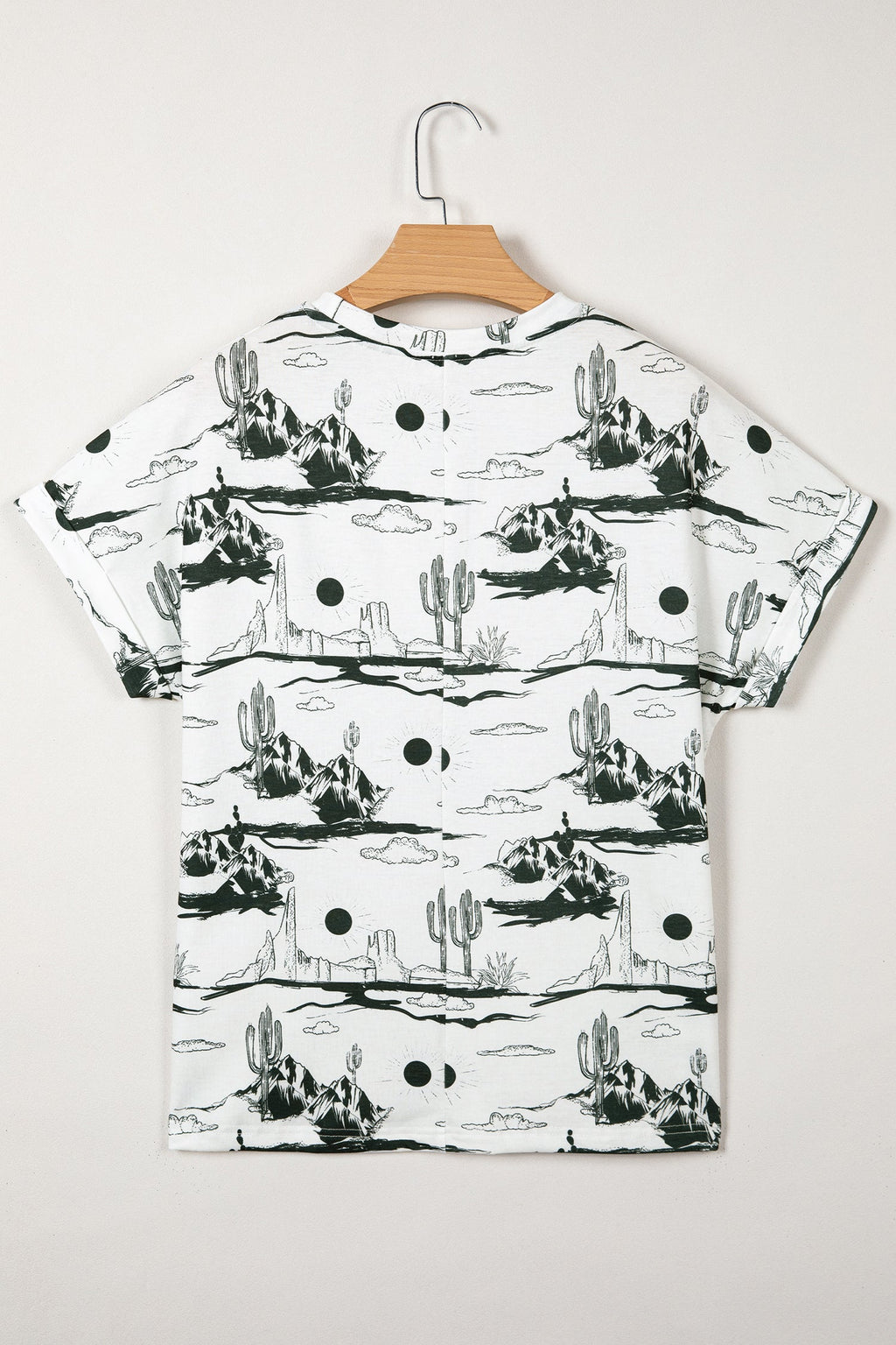 Western Desert Short Sleeve Knit Top