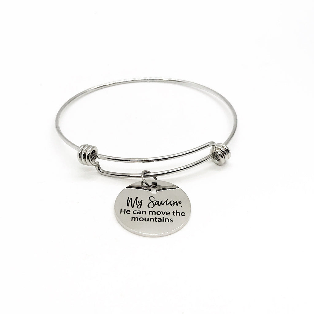 Faith Gift, My Savior, He Can Move The Mountains, Faith Bracelet, Mustard Seed Faith, Mountain Moving Faith, Faith Jewelry, Christian Gift