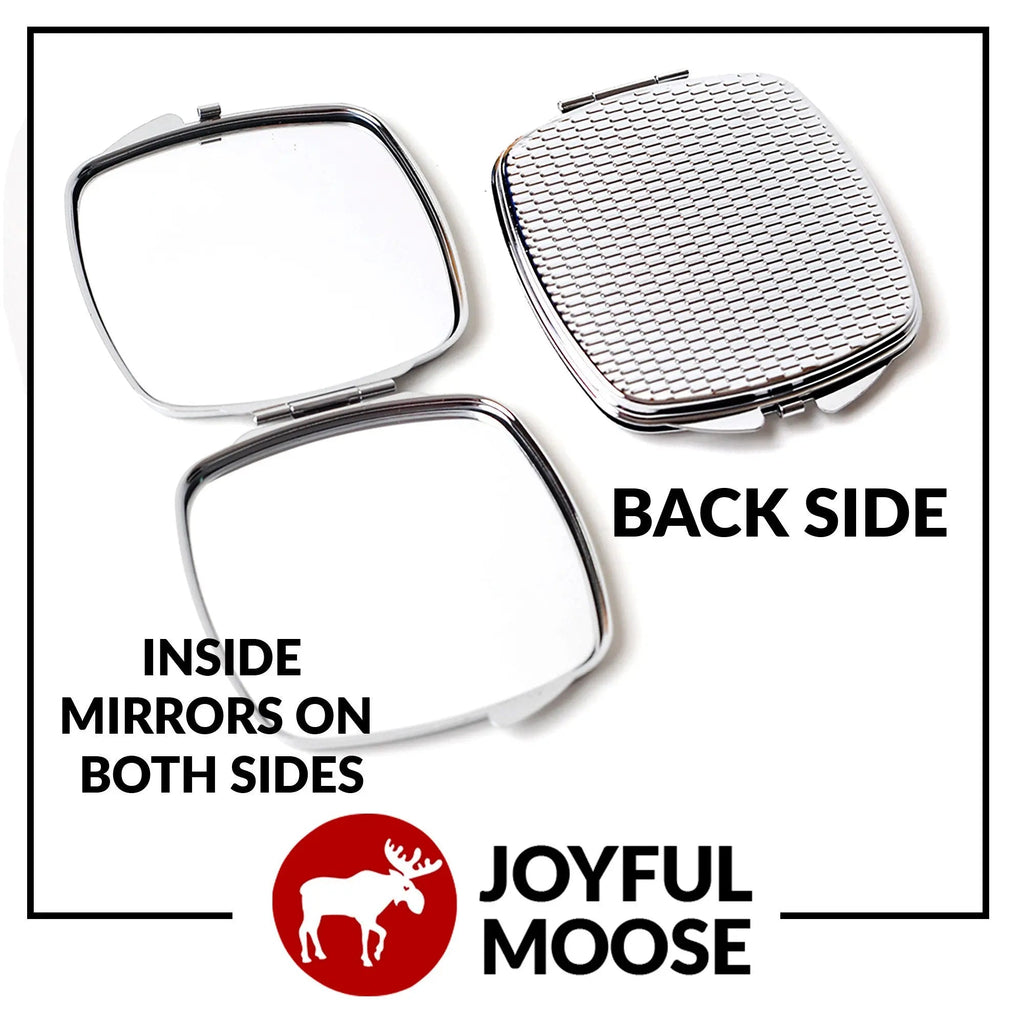 Custom Compact Mirror - Custom Photo Purse Mirror - Custom Logo Gift