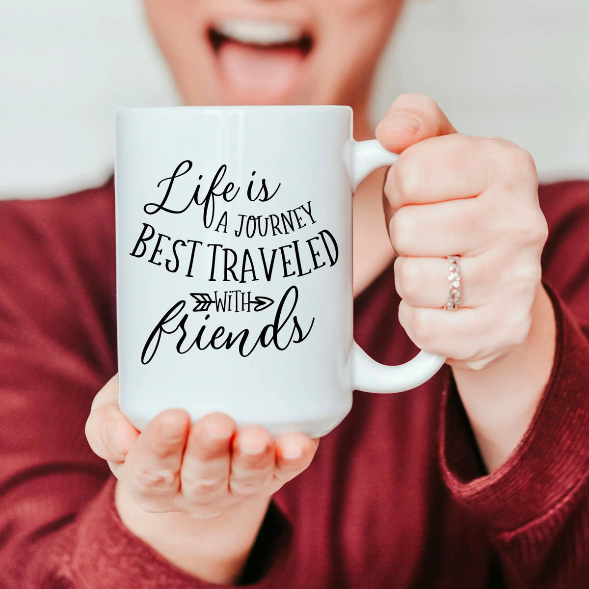 Coffee Mug Gift for Her - best friend gift - Gift for Friends - friend gift - friend birthday gift - gifts for friend - ceramic coffee mug