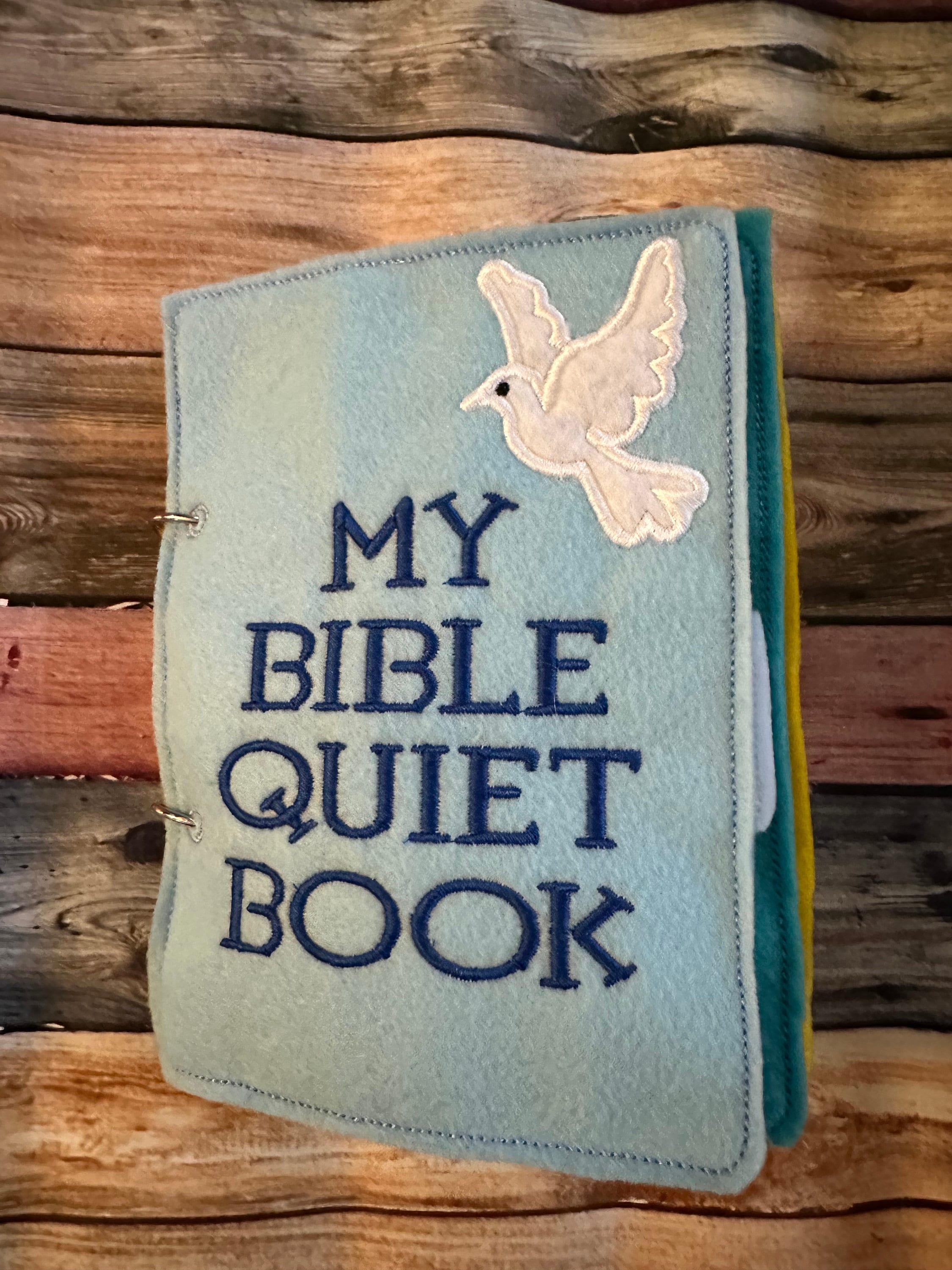 Children's Bible Quiet Book, Interactive Christian Learning Toy,
Baptism Birthday Easter Gift