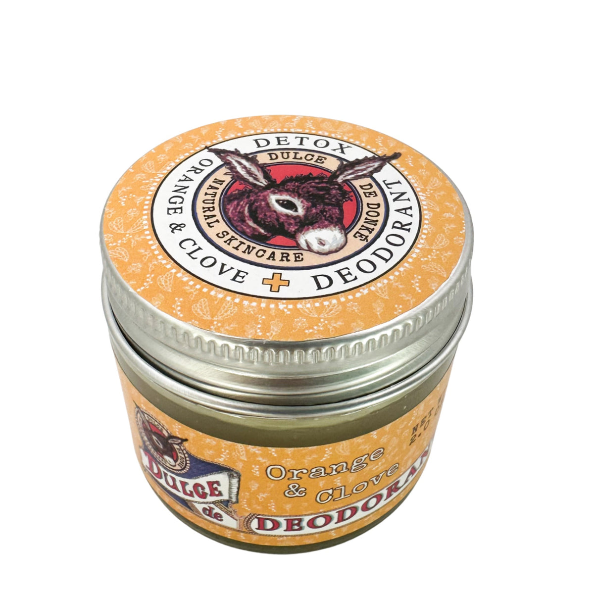 Dulce de Déodorant: Orange and Clove, 2 oz (Natural Deodorant: Alumimum and Baking Soda free)