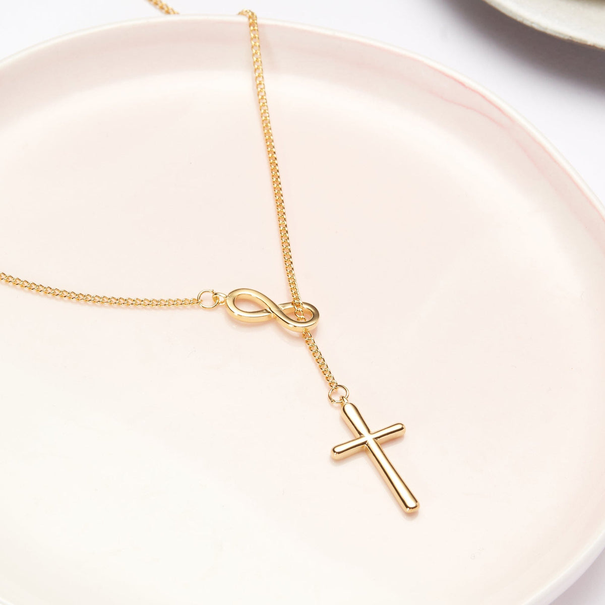Infinity Cross Necklace