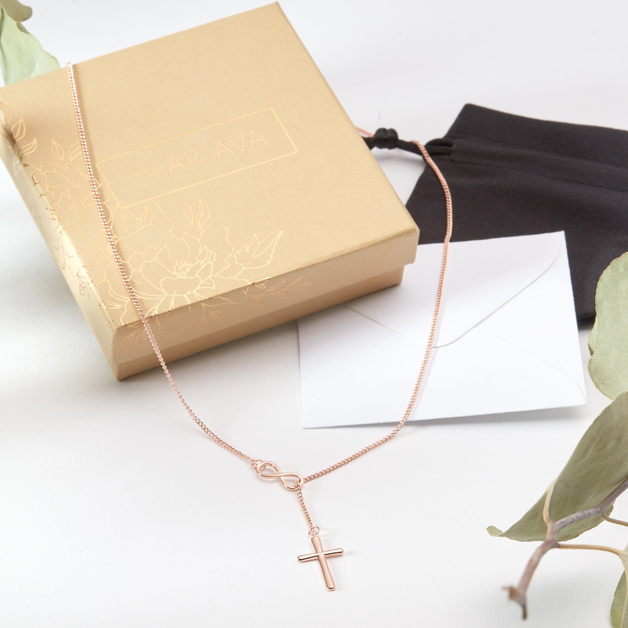 Infinity Cross Necklace
