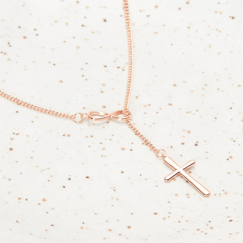 Infinity Cross Necklace