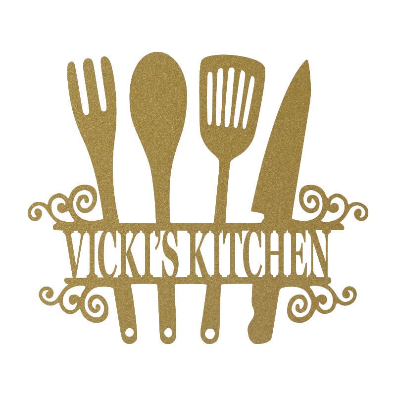 Kitchen Sign - Personalized Metal Sign