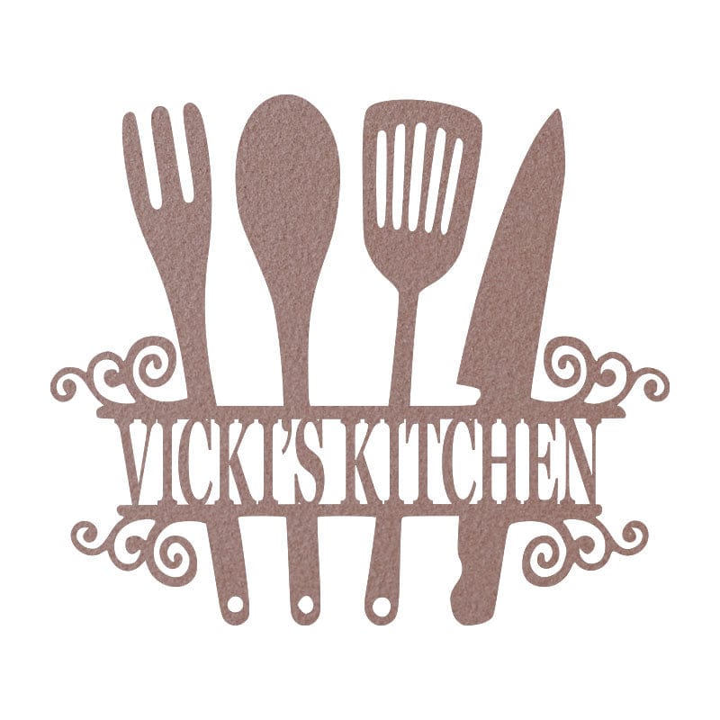 Kitchen Sign - Personalized Metal Sign