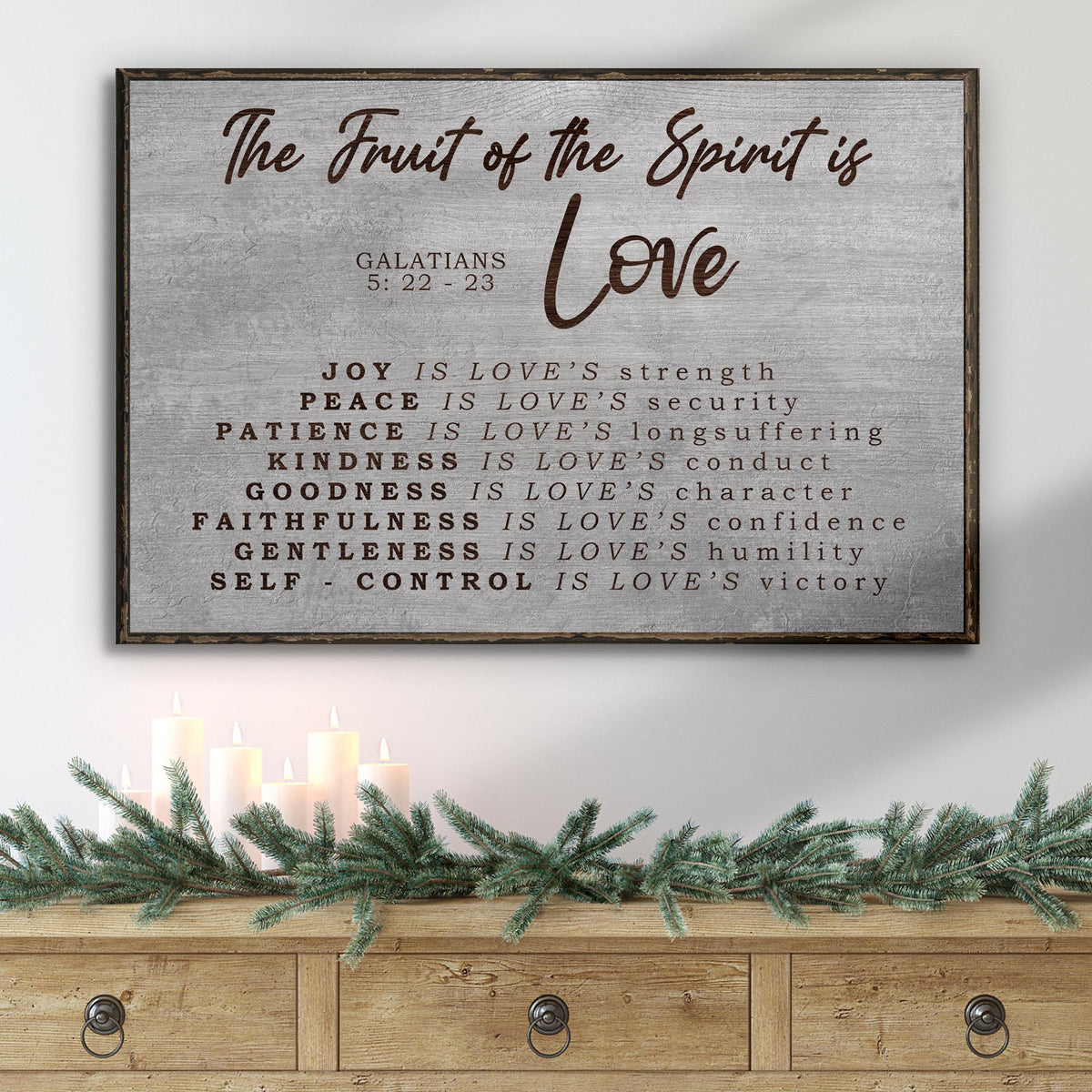 Galatians 5:22-23 - The Fruit Of The Spirit Sign III