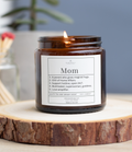Best Momtini Funny Scented Soy Candle 8 oz Glass Jar:  Mother's Day