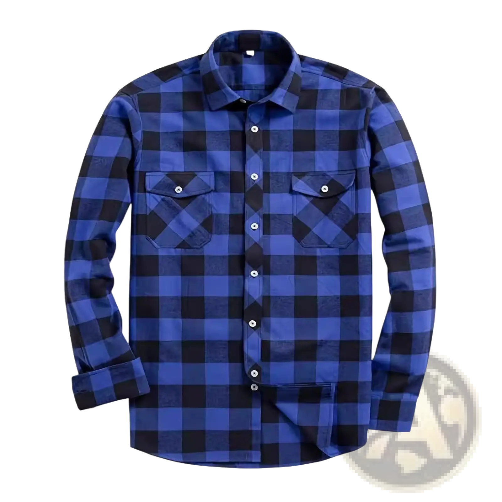 Men's Slim Fit Plaid Flannel Button Up Shirt