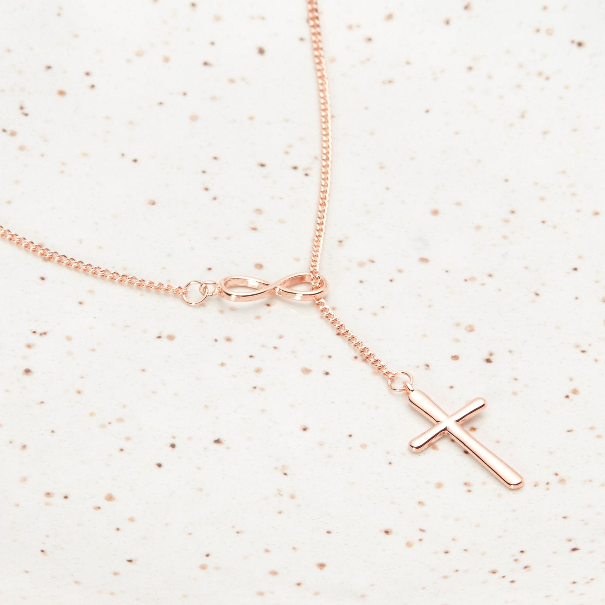 Mother of the Groom Infinity Cross  Necklace