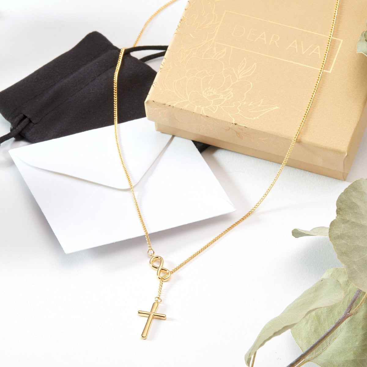 Mother of the Groom Infinity Cross  Necklace