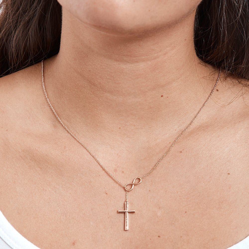 Mother of the Groom Infinity Cross  Necklace